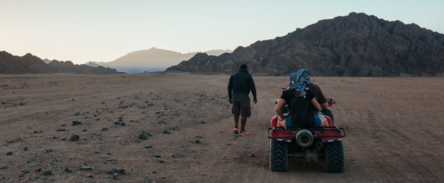 beginners quad biking with guide