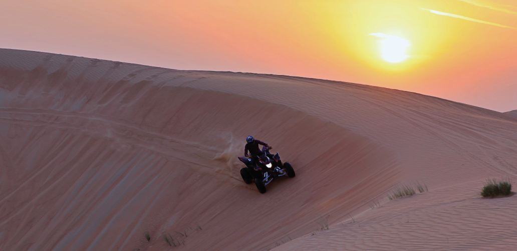 QUAD BIKING WITH SAND BOARDING
